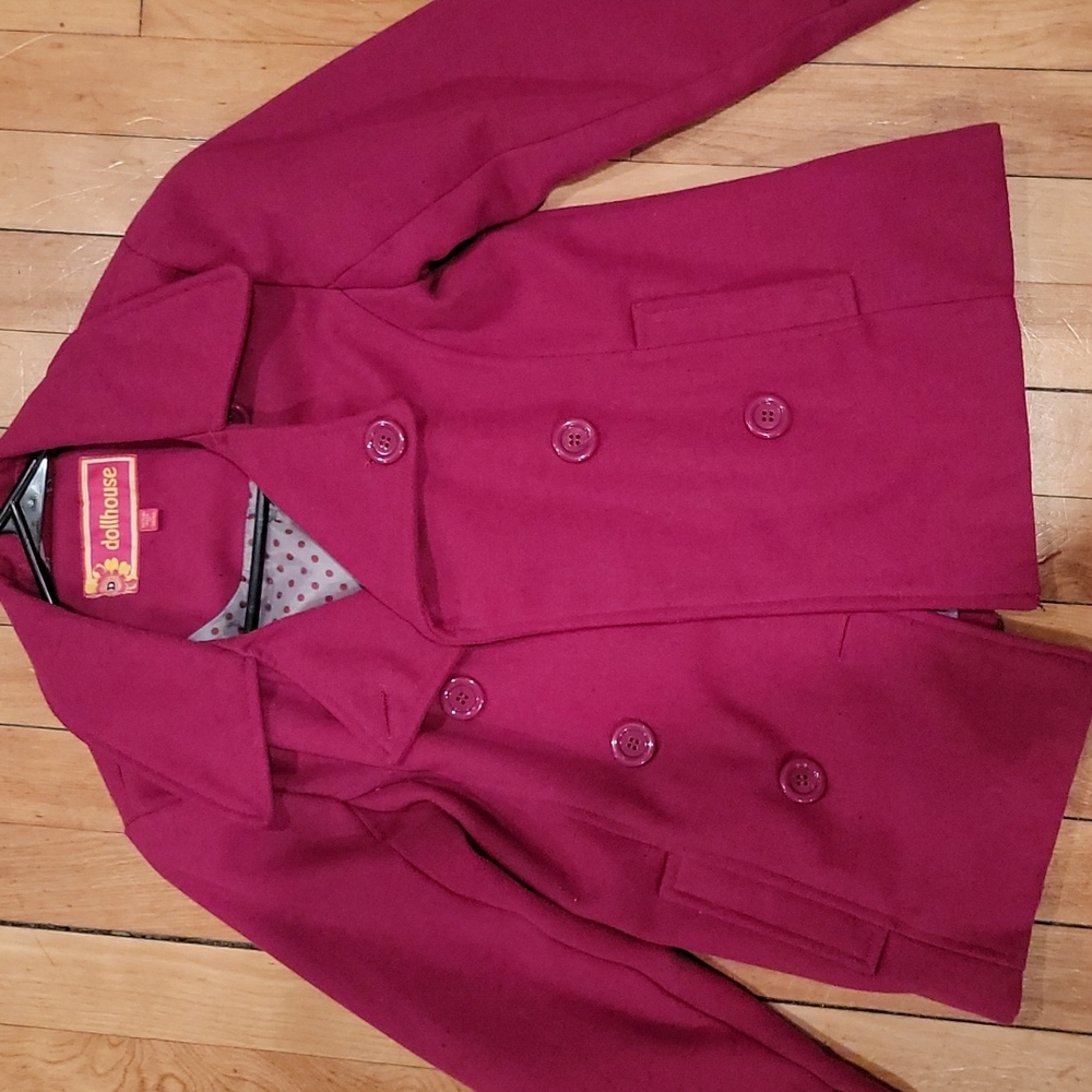 Girls medium 7/8 Pea coat.